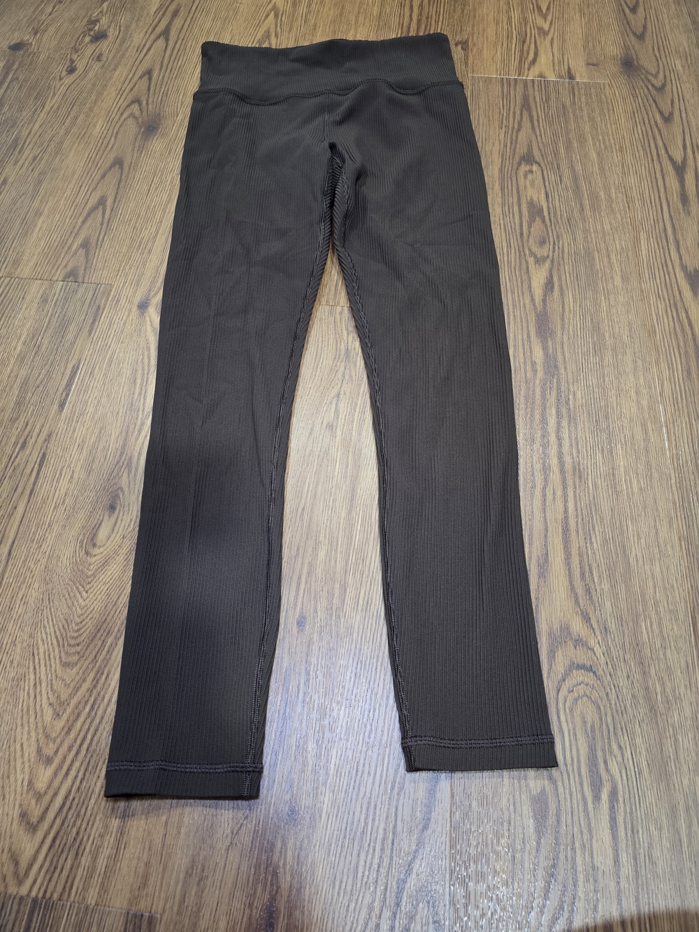 Athleta Brown Ribbed Leggings